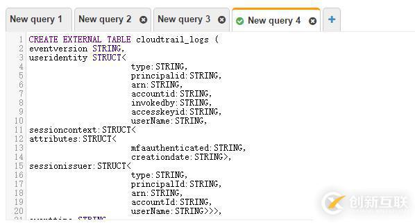 AWS Athena 分析日志