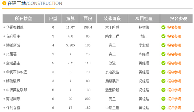 裝修裝飾網站建設